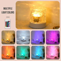 Lámpara Nocturna USB De Cristal Cubo Decorativo De Agua Viva Rotatoria Creativa Para Mesa Luz De Ambiente Rectangular - details 12