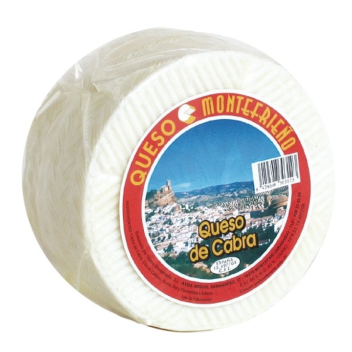 Queso Tierno de Cabra Puro 100% Artesanal Galardonado - Ibéricos a Domicilio Gourmet, Ideal para Dieta Saludable y Bajo en Grasa, Perfecto para Aperitivos y Compartir