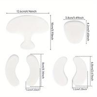 Parches De Silicone Antienvejecimiento Para Rostro Reducción De Arrugas Reutilizables Para Ojos Y Rincón De La Boca Adecuado Para Mujeres - details 2