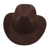 Sombrero De Vaquero Occidental Para Escenario Y Uso Exterior Protección Solar Estilo Étnico Tíbetano Panamá Francés Retro Unisex - details 1