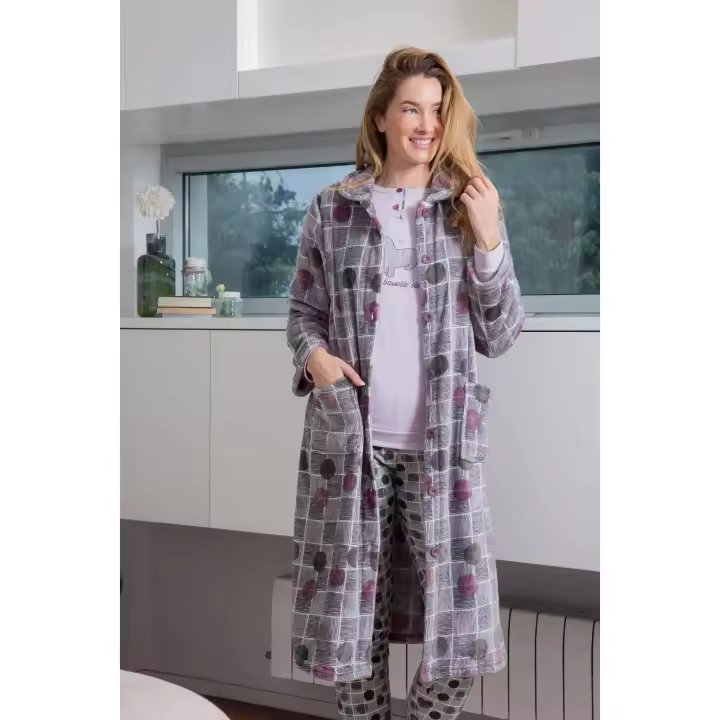 Bata Mujer Invierno 248607 Gris Muslher - 1