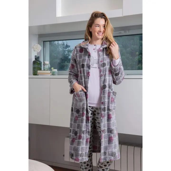 Bata Mujer Invierno 248607 Gris Muslher - 1