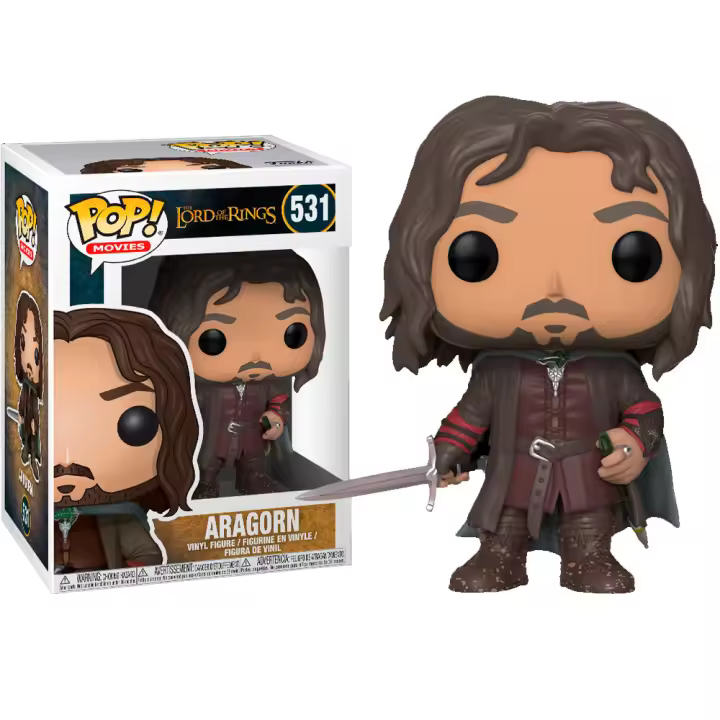 Funko Aragorn  Señor Anillos Lord Rings 531 Pop Vinyl - 1