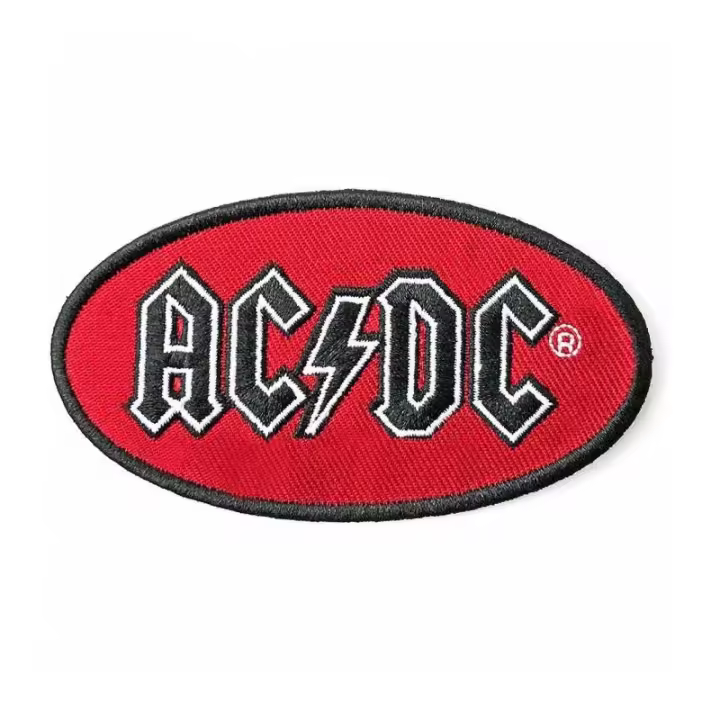 ACDC Parche Logo Oval Patch Licencia Oficial Rock Off ACDCPAT03 - 1