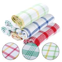 Toallas De Cocina a Cuadros 3/5/10/12pcs Doble Cara No Ablación Microfibra Absorbente Para Limpieza Doméstica Y Lavado De Platos - details 1