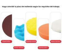 HIFESON Sopladora Orbital De Aire 5/6 Pulgadas Herramienta De Pulido Para Coche Madera Y Metal Velocidad Variable Peso 11.1KG - details 5