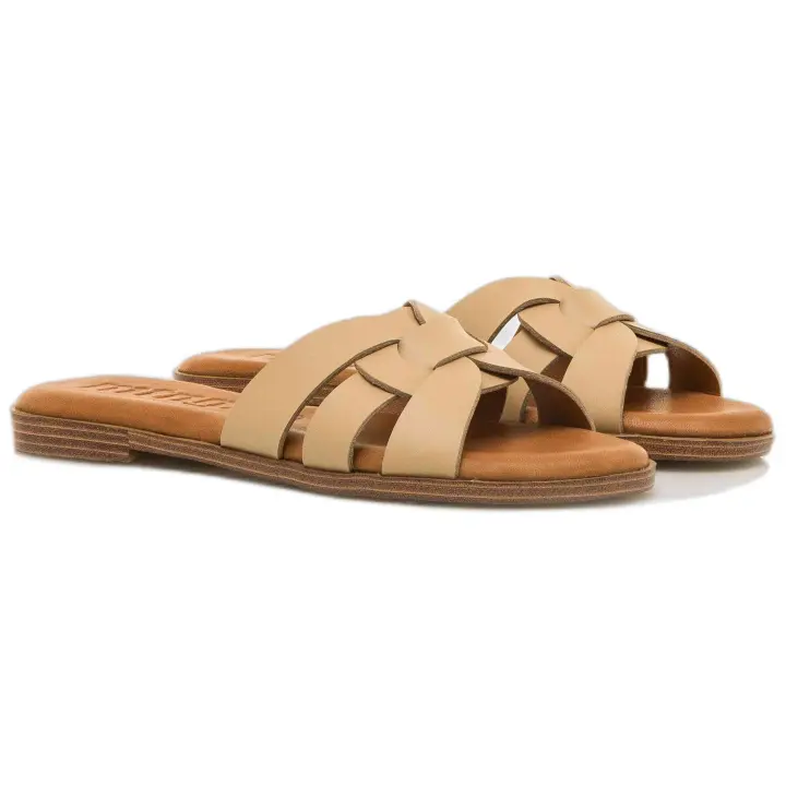 Sandalias Mustang  para mujer en color beige - 1