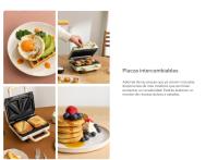 CREATE - Sandwichera grill y gofrera de placas intercambiables -  STONE STUDIO - details 2
