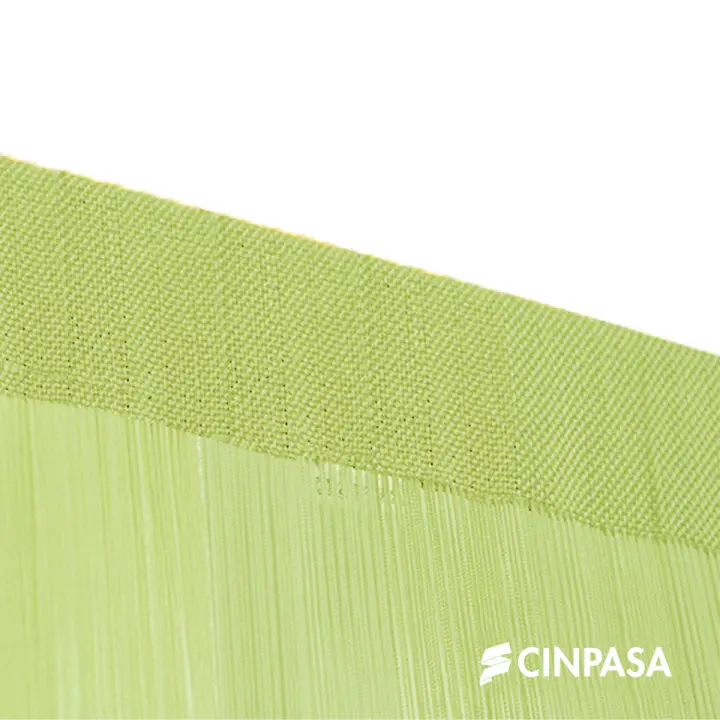 CINPASA - Cortina de Hilos con Panel de Velcro Profesional – Diseño Moderno y Versátil para Decoración de Tiendas, Muestrarios y Espacios Elegantes con un Toque de Suavidad y Sofisticación - 100x300 CM - 1