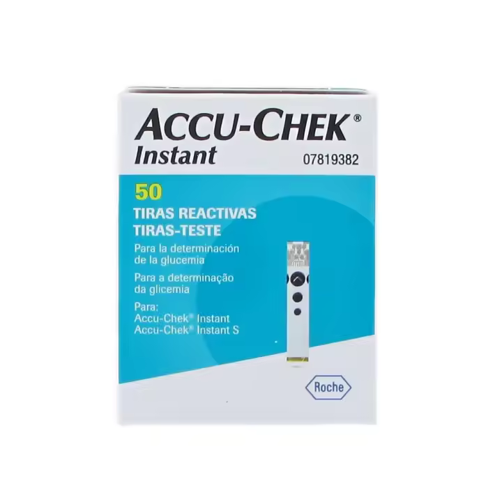 accu chek instant 50 tiras reactivas - 1