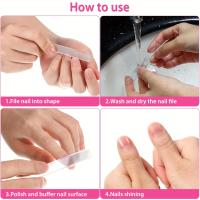 Archito De Uñas Profesional Para Uñas Naturales Nano Buffers De Cristal Pulidora De Uñas Material De Vidrio Pack Individual - details 5