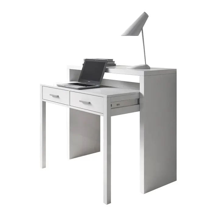 MESA ESCRITORIO EXTENSIBLE 98X87X36 CM BLANCO ARTIK - 1