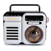 Altavoz Bluetooth Portátil Con Radio De Emergencia FM AM WB Solar Hand Crank TF Card Music Players Linterna Lámpara De Lectura SOS Alarme - details 9
