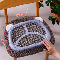 Cojín De Asiento PVC Para Alivio De La Presión Y Dolor De Espalda Malla Gris Verde Azul Rojo Tamaño 40x40x6cm Silla De Computadora Sumar Verano - details 5