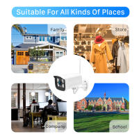Cámara De Seguridad IP 1080P 5MP Exterior WiFi Cámara De Vigilancia Inalámbrica Impermeable Bala HD CamHi Cam Para El Hogar - details 8