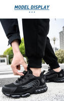 Zapatos De Seguridad Para Hombre Antipinchazos Indestructibles Con Punta De Acero Antideslizantes Y Antichoque Suela De Goma - details 16