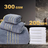Juego de tres toallas de baño de vellón coral GOOZONE HOME, gruesas, absorbentes de agua y suaves para envolver el cabello seco | Toalla de secado rápido para el hogar - details 6