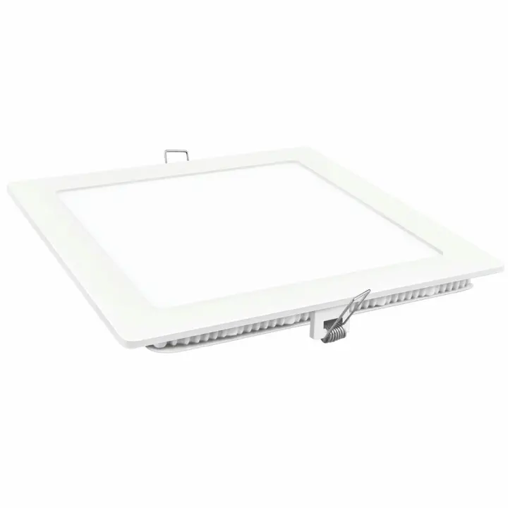 DOWNLIGHT LED QUADRADO BRANCO MATEL 9W QUENTE - 1