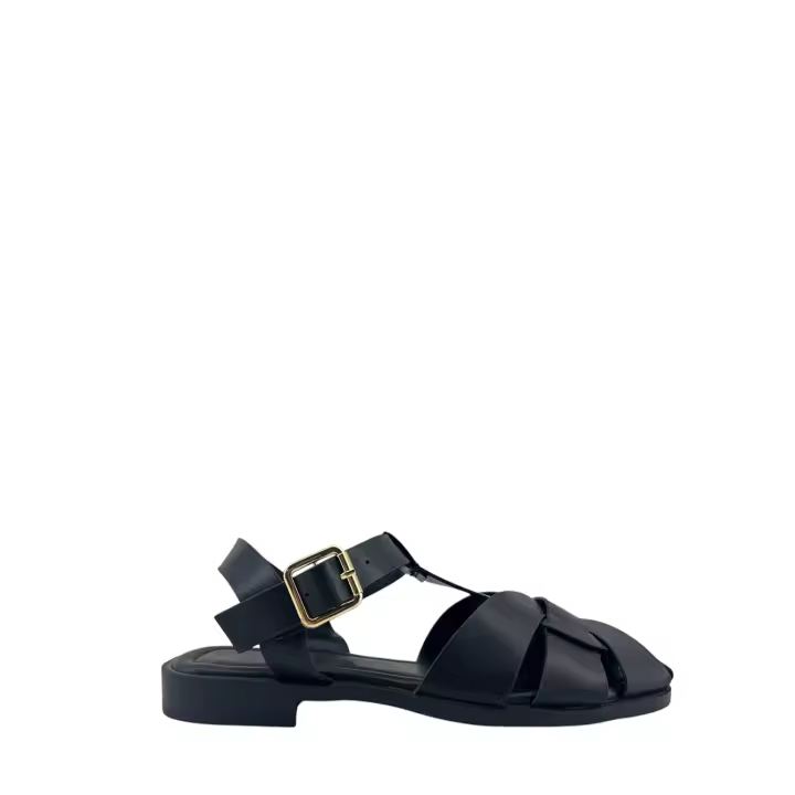 MODELISA Sandalia Plana Cangrejera Hebilla Estilo Casual Mujer - 1