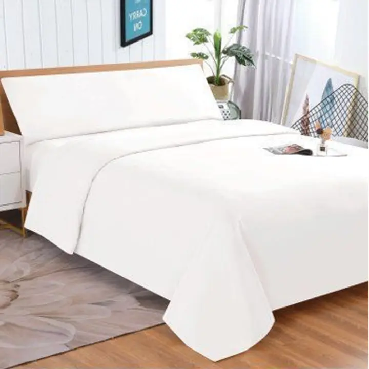 Juego de Sábanas de Verano lisas tacto extrasuave. Juego de cama 3 Piezas Microfibra. Sábanas de Verano de colores. Ropa de cama lisa y suave. Sábanas color liso para cama de 90, 105, 135 y 150 cm. - 1
