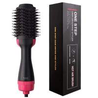Secador de pelo Cepillo Secador de pelo Cepillo en uno 4 en 1 Herramientas de peinado Secador de pelo y Styler Volumizer Cepillo de aire caliente para secar Alisar Rizar E3,cepillo de aire caliente para alisar, rizar, secar, salón, One Step Styling Tools - details 6