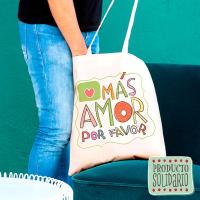 YOSIQUESE Bolsa de Tela | Modelo: 'Más amor' | Productos y regalos solidarios hechos por personas con discapacidad - details 0
