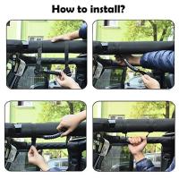 Manija De Seguridad Para Coche Para Jeep Wrangler YJ TJ JK JL JKU 1987-2018 Barra De Agarre Accesorios Para Interior De Automóvil - details 1