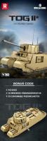 Bloques De Construcción Serie World of Tanks Tiger TOG2 M4 Sherman Tanque Blindado Pesado Para Niños Juguetes Educativos Regalo De Cumpleaños Y Navidad - details 10