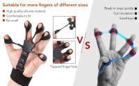 Entrenador De Agarre Para Dedos Con 6 Niveles De Resistencia Ejercitador De Mano Y Muñeca Herramienta De Relajación Muscular Unisex - details 5