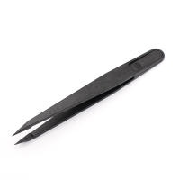 Nuevo Llegada 5pcs/set Pinzas De Reparación De Plástico Antiestático Negro Recto Y Curvo Resistente Al Calor Herramienta De Reparación Portátil - details 2