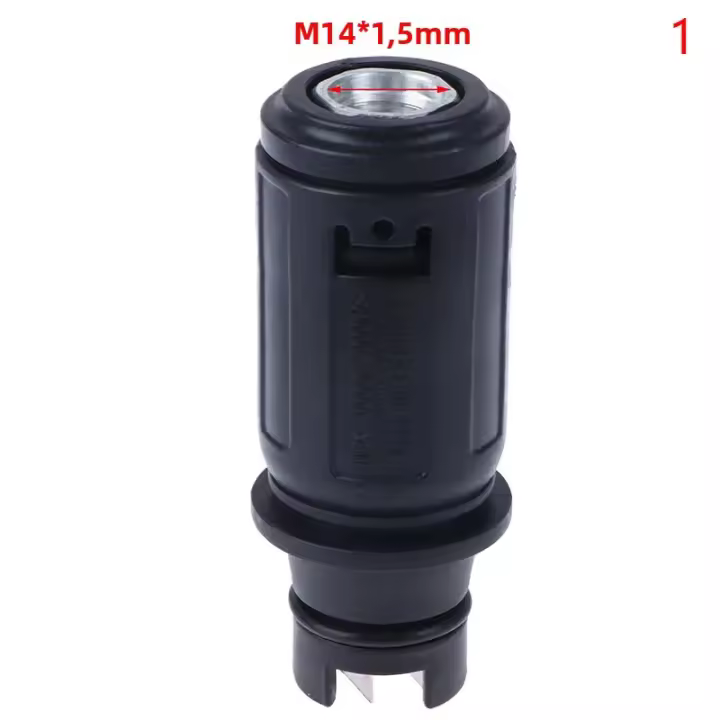 Boquilla De Lavadora De Alta Presión Con Conexión Rápida 1/4 Pulgada Angulo Ajustable Y Hilo Interno Para Limpieza Efficiente - 1