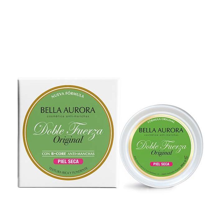 Bella Aurora Anti-Manchas Crema Clásica Piel Normal-Seca | Quitamanchas Facial, Codos y Rodillas | Despigmentante Facial Manchas Piel | Doble Fuerza  | 30 ml