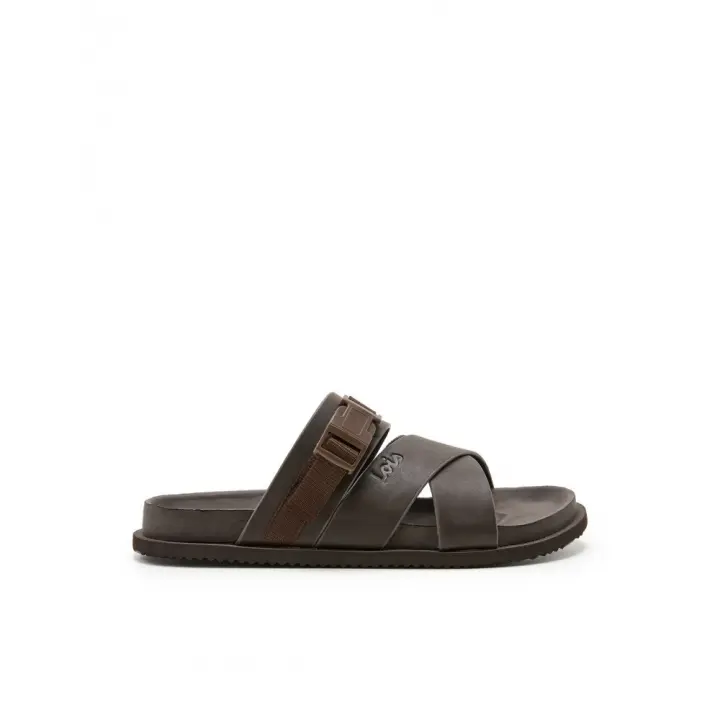 LOIS 86092 023 Sandalias hombre 32450 24V SANDALIA PALA CRUZADA MARRON - 1