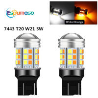 Bombilla LED Dual Color Switchback T20 7443 W21/5W T25 3157 Luz De Señal LED DRL 1157 BAY15D P21/5W Para Automóvil 12V Para Ford Toyota Honda Chevrolet Hyundai Kia Citroen PEUGEOT Renault Jeep Nissan - details 8