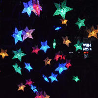 Luces De Cadena Solar Estrella 8 Modos Brillo Encantador Impermeable Para Jardín Exterior Árbol De Navidad Valla Balcón Decoración - details 10
