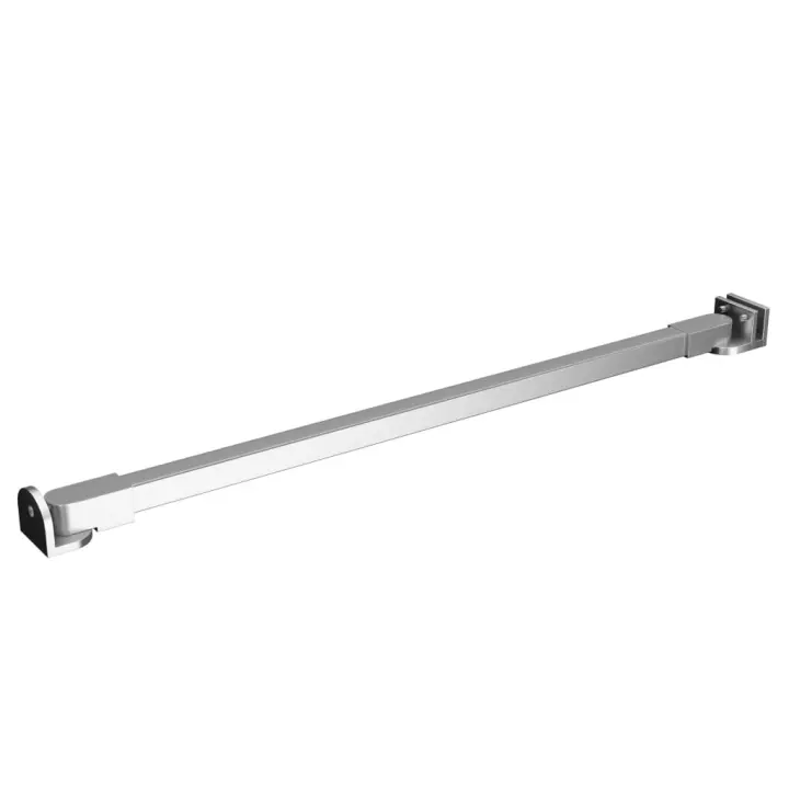 vidaXL Brazo de soporte para mampara de ducha acero inoxidable 47,5 cm - 1