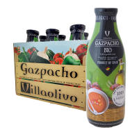 Pack 6 Gazpacho Bio Villaolivo 1L – Ecológico | Receta Tradicional | Sin Aditivos, Listo para Consumir - details 2