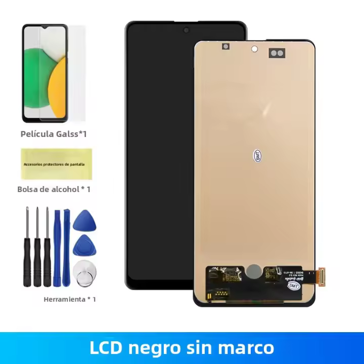 Pantalla De Repuesto Para Samsung Galaxy A71 A715 A715F Pantalla Digital Con Marco Pantalla Táctil Capaz De Material TFT Para Reparación De Teléfonos Móviles - 1