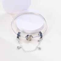 Cadena De Seguridad Platinada De Plata Con Bolas Para Pulsera Original Joyería Hecha a Medida Clip De Estopilla Charm Adecuado Para Joyería - details 43