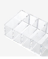 Organizador De Maquillaje Transparente De Acrílico Para Almacenamiento De Joyería Caja De Despensa Para El Hogar Y Escritorio - details 7