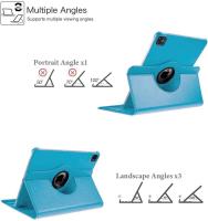 Funda de Polipiel con soporte giratoria 360 garados para Apple iPad 10.2 9ª 8ª 7ª generación (2021/2020/2019) y para Apple iPad Pro 10.5 (2017) y para Apple iPad Air 3 (2019),Carcasa Cuero PU, Giratoria 360 Grados, Función de Soporte,   Book Cover - details 3