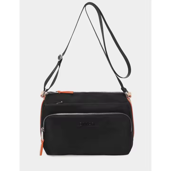 BINNARI Bolso Bandolera BINNARI Mujer Negro  (Mod: 20592) - 1