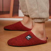 Zapatillas Casuales Para Hombre Invierno Interior Adecuadas Para Usar En Casa Proporcionan Calor Y Comodidad Material Superior De Algodón - details 1