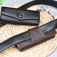 Estuche De Gafas De Cuero Para Hombres Estuche Portátil De Leder Para Lentes De Lectura Almacenamiento Y Transporte De Teléfonos Y Herramientas - details 0