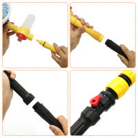 Kit De Cepillos Para Lavar Coche Sin Arrugas Manija Giratoria De 360° Cepillo De Limpieza Para Ruedas Puertas Y Ventanas - details 4