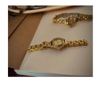 Reloj De Mujer Retro Francés Mini Dial En Oro Resistente Al Agua Reloj De Cuarzo Elegante Y Exquisito Para Uso Diario - details 3