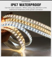 Tira De Luz LED Flexible 220V Doble Fila SMD2835 180Leds/m Impermeable Con Enchufe EU 1-15M 3000K 4000K 6000K Para El Hogar - details 5