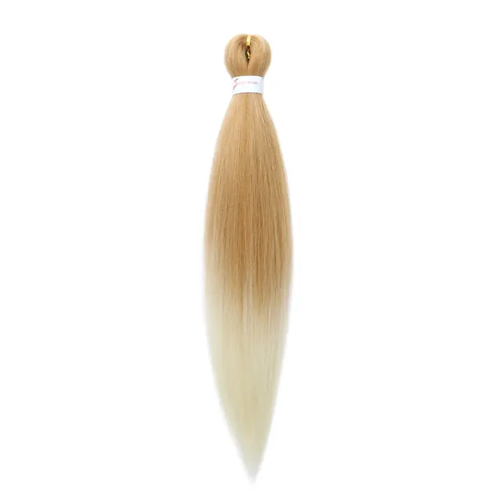 Extensiones De Cabello Sintético WIGSIN 20 Pulgadas Pre Estiradas Yaki Para Mujeres Enresalte De Cabello Ez Box Braiding - 1