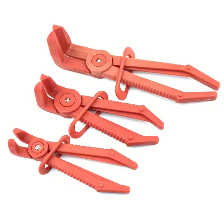 Juego De 3 Herramientas Para Tornillos De Tubo De Nylon Herramienta De Reparación De Coche Para Aceite Combustible Agua Herramienta Manual Sin Manos - 1