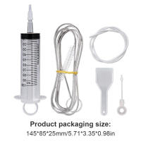 Limpieza De Fregadero De Nevera Con Cepillo Limpia Agujero De Drenaje Con Succión Y Tubo De 115 Cm Herramienta Desechadora Ecológica De 20ml/60ml - details 12